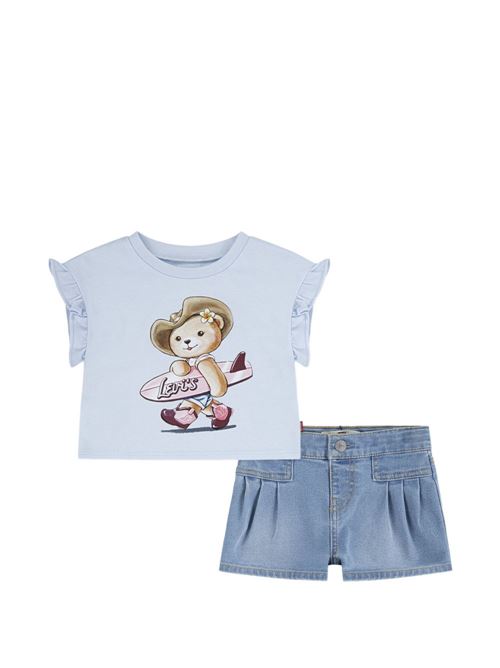 Completo bambina Levis Kids t-shirt e shorts Levi's Kids | 1EP561UHG